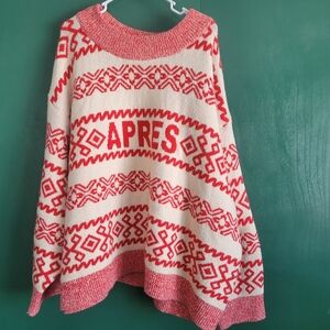 A New Day Apres Winter Ski Sweater Super SOFT Size 4xl